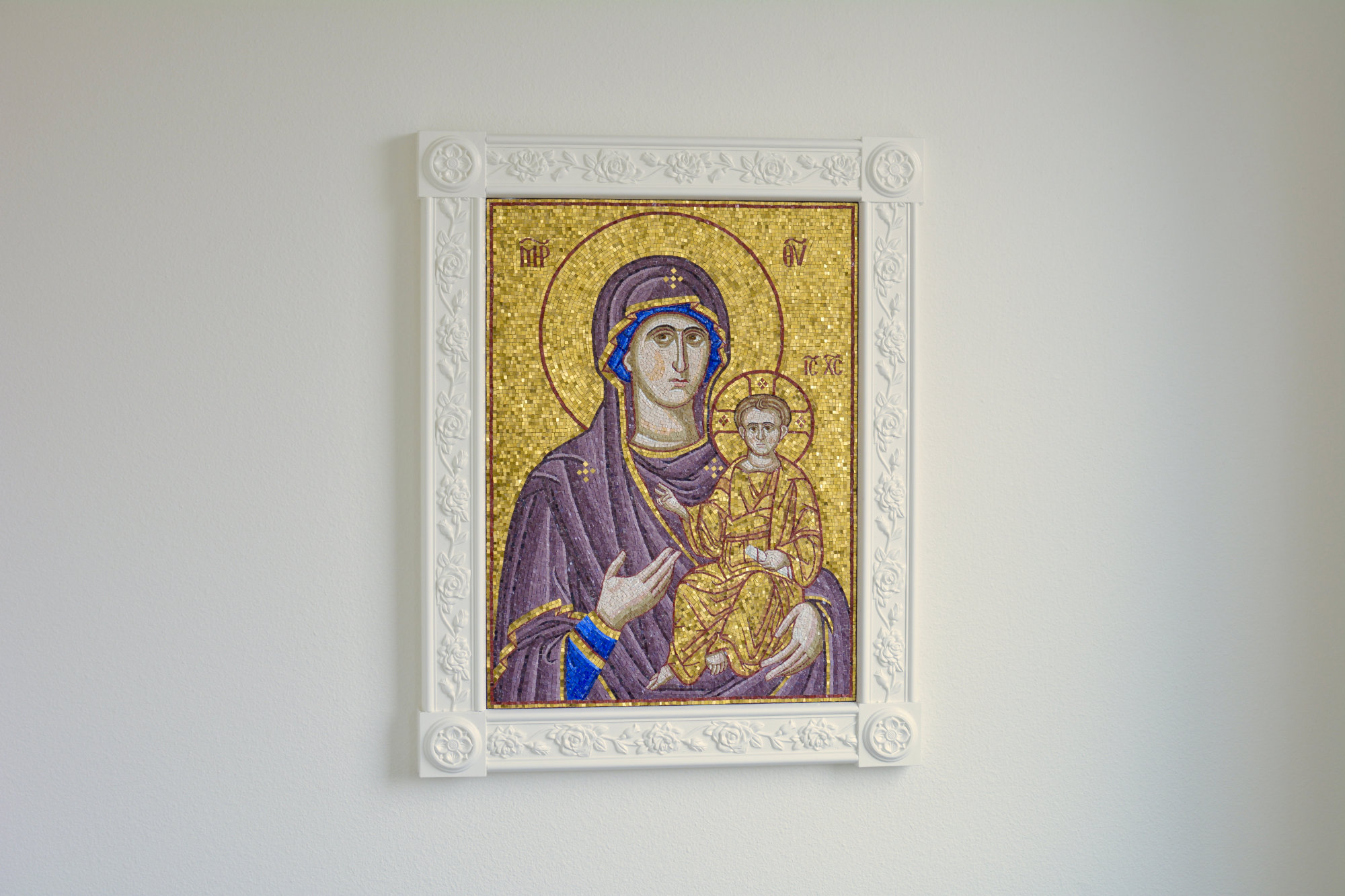 Mosaic of the Mother of God in the Atrium